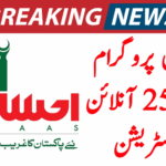 Ehsaas Program CNIC Check Online 25000 – How to Check Eligibility for Rs. 25,000 Aid