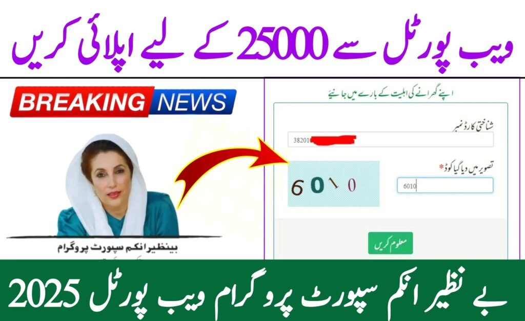 8171 Ehsaas Program 25000 BISP – Empowering Low-Income Families - 8171 احساس پروگرام