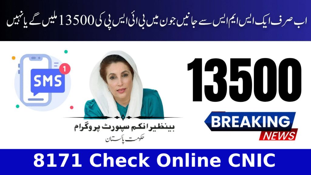 8171 Check Online CNIC