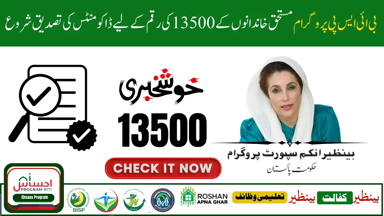 BISP 8171 Result Check Online by CNIC – Ehsaas Program 8171