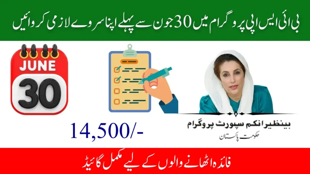 BISP Re-Survey Mandatory Before 30 June 2025 Full Guide for Beneficiaries