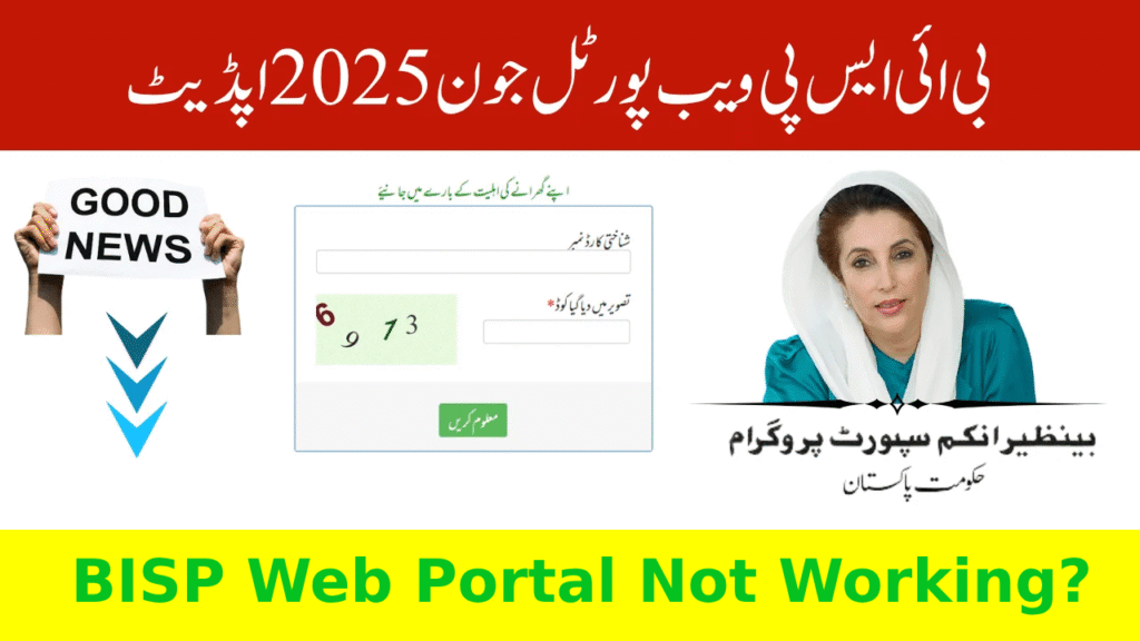 اگر BISP ویب پورٹل بند ہے؟ جون کی قسط کے لیے CNIC چیک کرنے کے آسان طریقے
