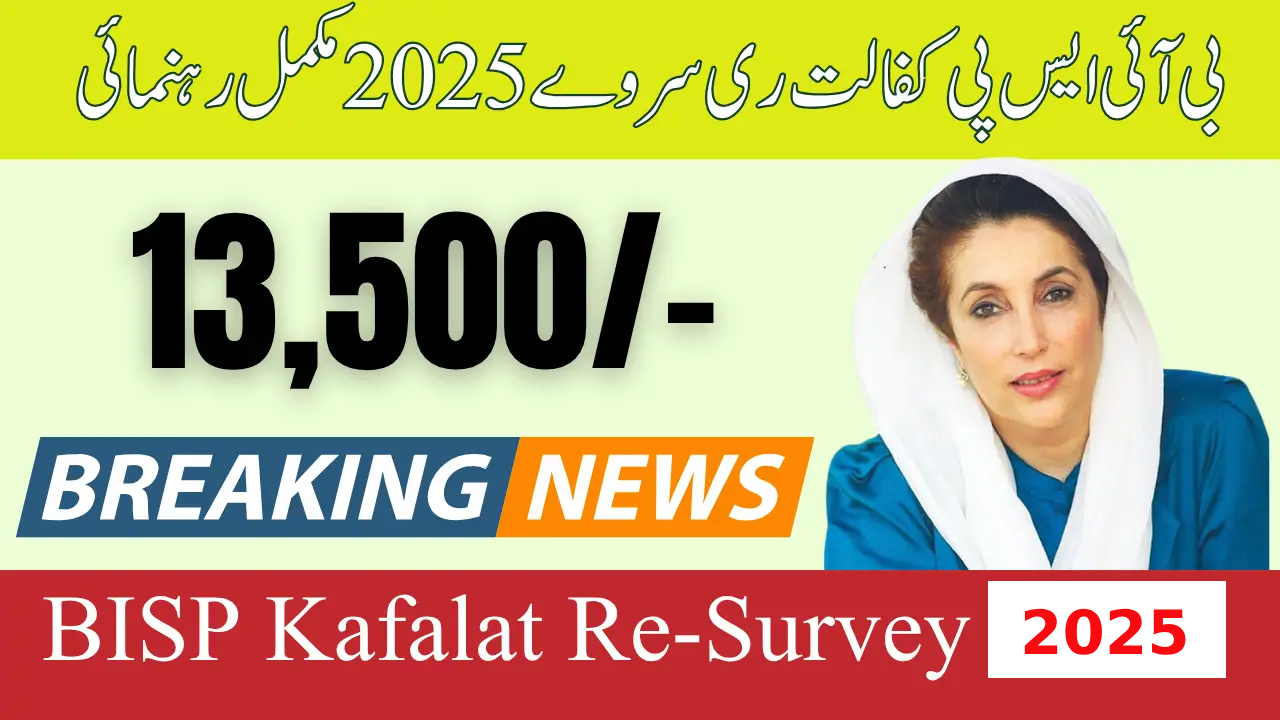 BISP Kafalat Re-Survey 2025 Complete Guidelines