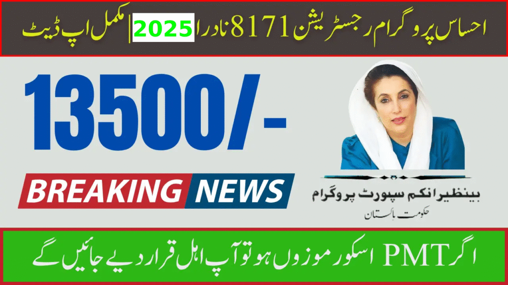 Ehsaas Program Registration 8171 NADRA 2025 | Your Complete Guide to Financial Support