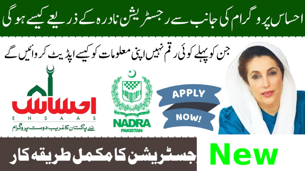 Complete Guide to Ehsaas Program Registration 8171 NADRA in 2025