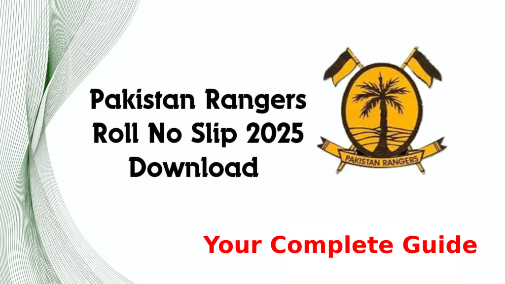 Pak Rangers Registration Slip Download Roll No Slip 2025