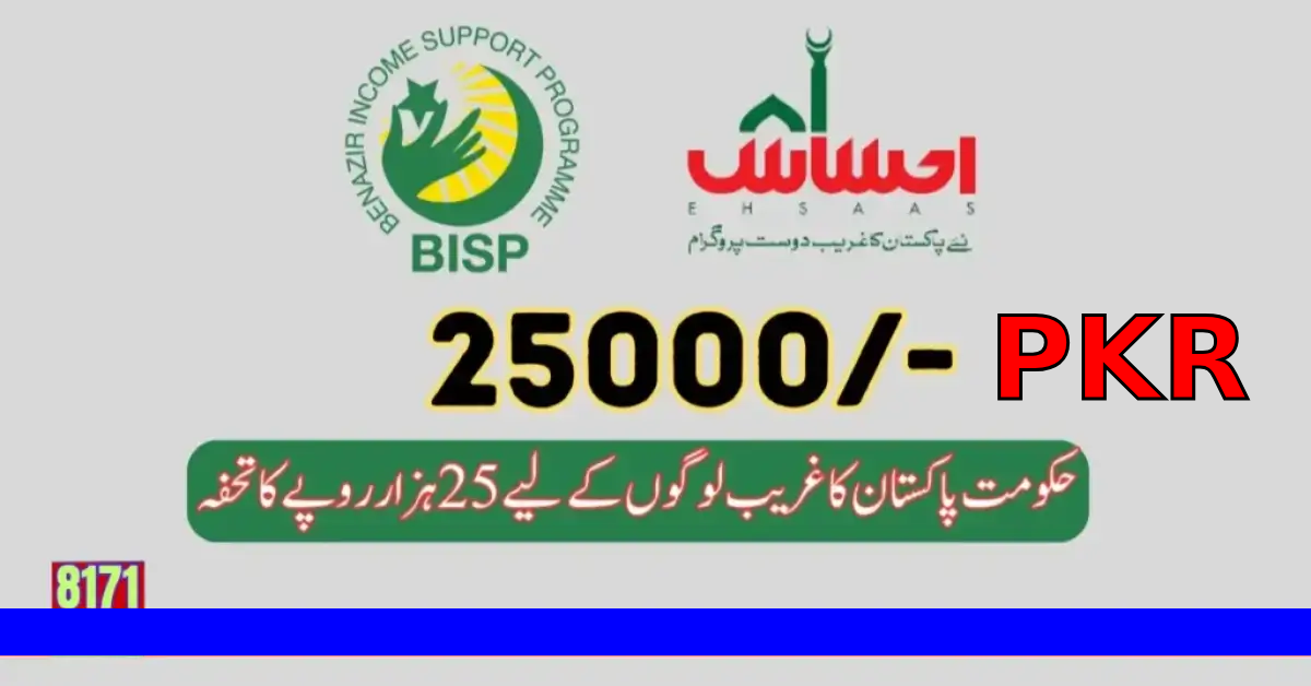 Ultimate Guide to the 8171 Ehsaas Program 25000 BISP