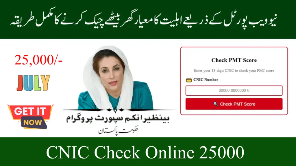How Do I Check Ehsaas Program CNIC Check Online 25000
