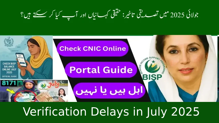 BISP 8171 Verification Delays in July 2025: Real Stories and What You Can Do