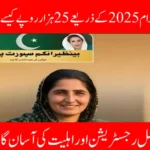 8171 احساس پروگرام 2025 کے ذریعے 25 ہزار روپے کیسے حاصل کریں؟ مکمل رجسٹریشن اور اہلیت کی آسان گائیڈ
