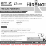 IBA Karachi Faculty Jobs 2025