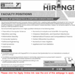 IBA Karachi Faculty Jobs 2025