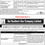 Sui Southern Gas Company Limited SSGC Jobs 2025 – Apply Online